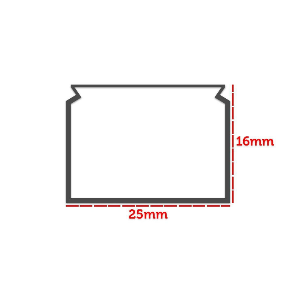 Mutlusan 25x16 Kablo Kanalı Yapışkan Bantlı 2 mt.