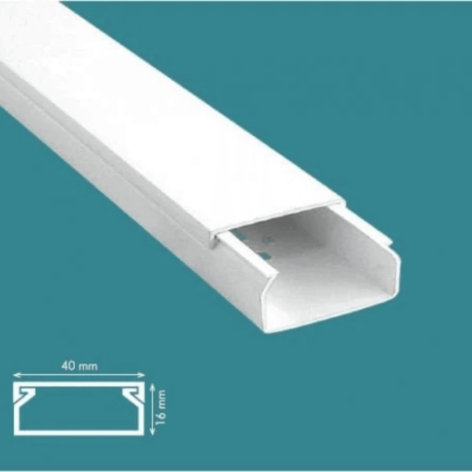 Mutlusan 40x16 Kablo Kanalı Yapışkan Bantlı 2 mt.